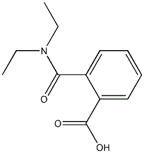 2-[(diethylamino)carbonyl]benzoic acid Struktur