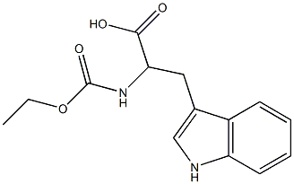 2-[(ethoxycarbonyl)amino]-3-(1H-indol-3-yl)propanoic acid Structure