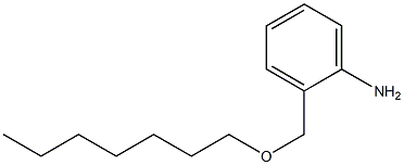 2-[(heptyloxy)methyl]aniline 化学構造式