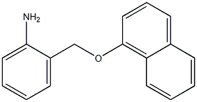 2-[(naphthalen-1-yloxy)methyl]aniline Structure