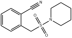 2-[(piperidine-1-sulfonyl)methyl]benzonitrile 化学構造式