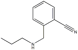 2-[(propylamino)methyl]benzonitrile Structure