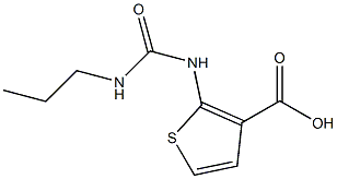 2-[(propylcarbamoyl)amino]thiophene-3-carboxylic acid