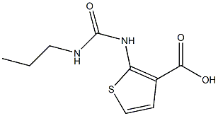  2-[(propylcarbamoyl)amino]thiophene-3-carboxylic acid