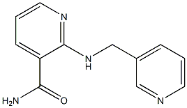 2-[(pyridin-3-ylmethyl)amino]pyridine-3-carboxamide Structure