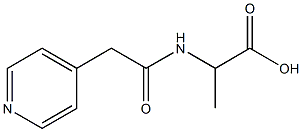  2-[(pyridin-4-ylacetyl)amino]propanoic acid