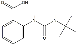 2-[(tert-butylcarbamoyl)amino]benzoic acid Struktur