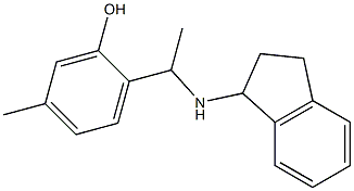 2-[1-(2,3-dihydro-1H-inden-1-ylamino)ethyl]-5-methylphenol