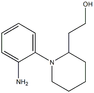 2-[1-(2-aminophenyl)piperidin-2-yl]ethanol 结构式