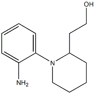 2-[1-(2-aminophenyl)piperidin-2-yl]ethanol,,结构式