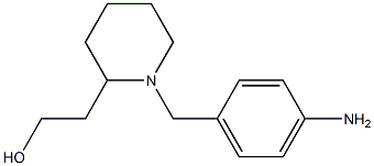 2-[1-(4-aminobenzyl)piperidin-2-yl]ethanol Structure