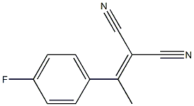 2-[1-(4-fluorophenyl)ethylidene]propanedinitrile,,结构式