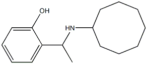 2-[1-(cyclooctylamino)ethyl]phenol 结构式