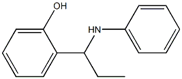 2-[1-(phenylamino)propyl]phenol Structure