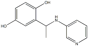 2-[1-(pyridin-3-ylamino)ethyl]benzene-1,4-diol|