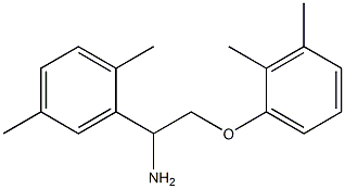 2-[1-amino-2-(2,3-dimethylphenoxy)ethyl]-1,4-dimethylbenzene Structure