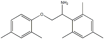 2-[1-amino-2-(2,4-dimethylphenoxy)ethyl]-1,3,5-trimethylbenzene 结构式