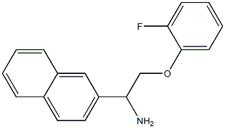 2-[1-amino-2-(2-fluorophenoxy)ethyl]naphthalene Structure