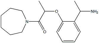 2-[2-(1-aminoethyl)phenoxy]-1-(azepan-1-yl)propan-1-one