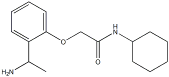 2-[2-(1-aminoethyl)phenoxy]-N-cyclohexylacetamide