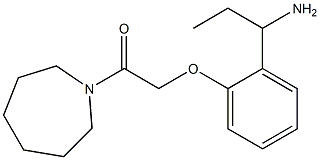 2-[2-(1-aminopropyl)phenoxy]-1-(azepan-1-yl)ethan-1-one Structure