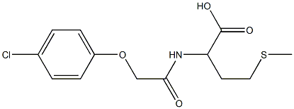 2-[2-(4-chlorophenoxy)acetamido]-4-(methylsulfanyl)butanoic acid