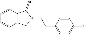 2-[2-(4-fluorophenyl)ethyl]-2,3-dihydro-1H-isoindol-1-imine