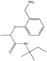 2-[2-(aminomethyl)phenoxy]-N-(2-methylbutan-2-yl)propanamide