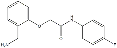 2-[2-(aminomethyl)phenoxy]-N-(4-fluorophenyl)acetamide Structure