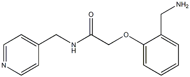  2-[2-(aminomethyl)phenoxy]-N-(pyridin-4-ylmethyl)acetamide