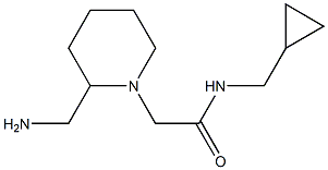 2-[2-(aminomethyl)piperidin-1-yl]-N-(cyclopropylmethyl)acetamide