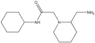 2-[2-(aminomethyl)piperidin-1-yl]-N-cyclohexylacetamide