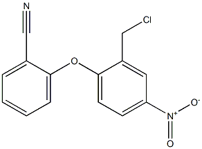 2-[2-(chloromethyl)-4-nitrophenoxy]benzonitrile|