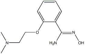 2-[2-(dimethylamino)ethoxy]-N'-hydroxybenzenecarboximidamide