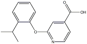 2-[2-(propan-2-yl)phenoxy]pyridine-4-carboxylic acid