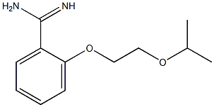 2-[2-(propan-2-yloxy)ethoxy]benzene-1-carboximidamide 结构式