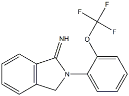 2-[2-(trifluoromethoxy)phenyl]-2,3-dihydro-1H-isoindol-1-imine