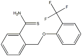 2-[2-(trifluoromethyl)phenoxymethyl]benzene-1-carbothioamide