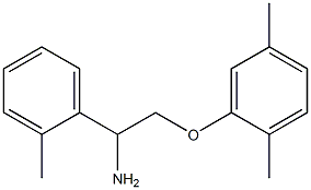 2-[2-amino-2-(2-methylphenyl)ethoxy]-1,4-dimethylbenzene Structure