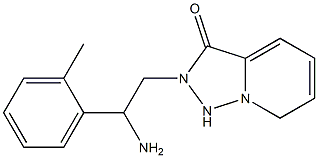 2-[2-amino-2-(2-methylphenyl)ethyl]-2H,3H-[1,2,4]triazolo[3,4-a]pyridin-3-one,,结构式