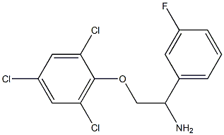 2-[2-amino-2-(3-fluorophenyl)ethoxy]-1,3,5-trichlorobenzene