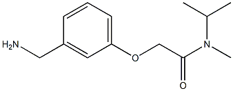 2-[3-(aminomethyl)phenoxy]-N-methyl-N-(propan-2-yl)acetamide