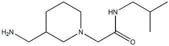 2-[3-(aminomethyl)piperidin-1-yl]-N-(2-methylpropyl)acetamide