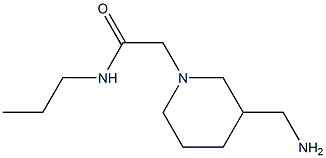 2-[3-(aminomethyl)piperidin-1-yl]-N-propylacetamide