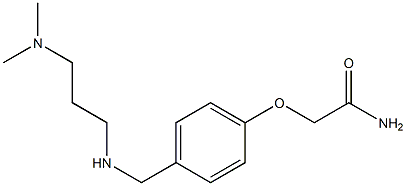 2-[4-({[3-(dimethylamino)propyl]amino}methyl)phenoxy]acetamide