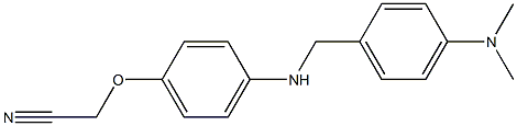 2-[4-({[4-(dimethylamino)phenyl]methyl}amino)phenoxy]acetonitrile