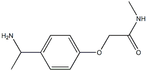 2-[4-(1-aminoethyl)phenoxy]-N-methylacetamide|