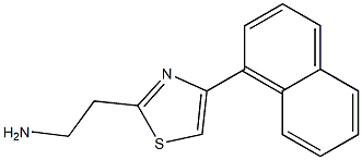 2-[4-(1-naphthyl)-1,3-thiazol-2-yl]ethanamine Structure