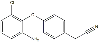 2-[4-(2-amino-6-chlorophenoxy)phenyl]acetonitrile|