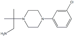 2-[4-(3-chlorophenyl)piperazin-1-yl]-2-methylpropan-1-amine